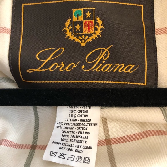 Loro Piana vest size xxl tan khaki duck vest heavy lined - Picture 2 of 16